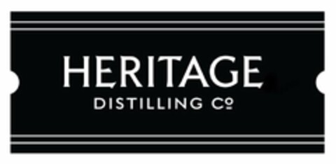 HERITAGE DISTILLING CO Logo (USPTO, 14.01.2019)