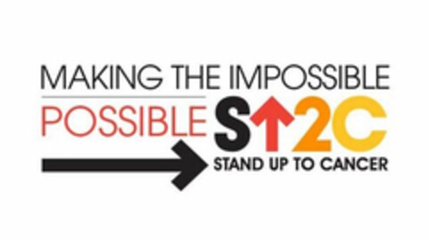 MAKING THE IMPOSSIBLE POSSIBLE S 2C STAND UP TO CANCER Logo (USPTO, 29.03.2019)