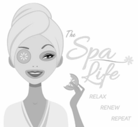 THE SPA LIFE RELAX RENEW REPEAT Logo (USPTO, 14.06.2019)