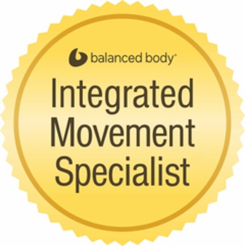 B BALANCED BODY INTEGRATED MOVEMENT SPECIALIST Logo (USPTO, 09.01.2020)