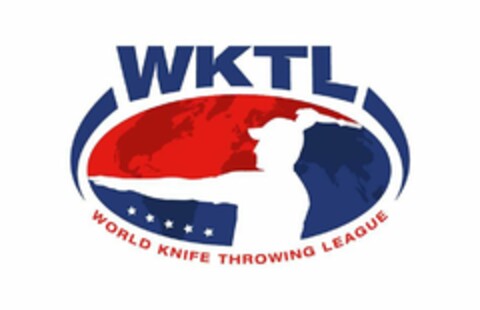 WKTL AND WORLD KNIFE THROWING LEAGUE Logo (USPTO, 04.02.2020)