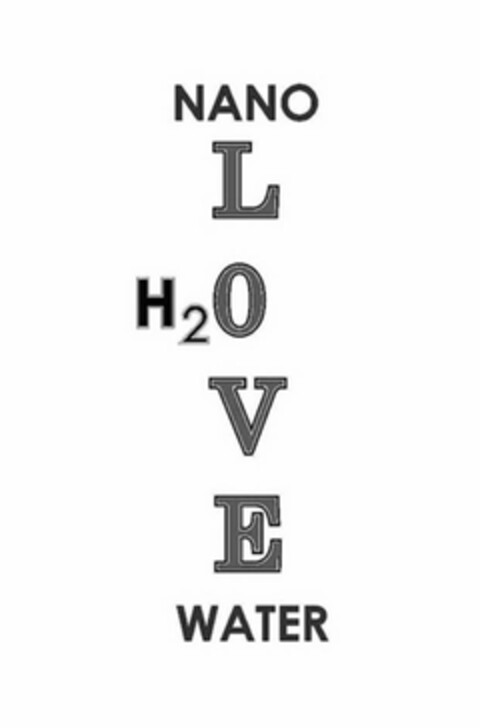 NANO LOVE WATER H2O Logo (USPTO, 30.06.2020)