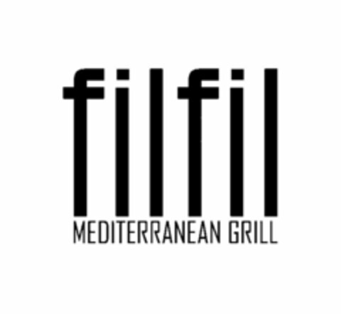 FILFIL MEDITERRANEAN GRILL Logo (USPTO, 29.03.2010)