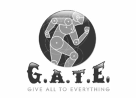 G.A.T.E. GIVE ALL TO EVERYTHING Logo (USPTO, 09.04.2010)