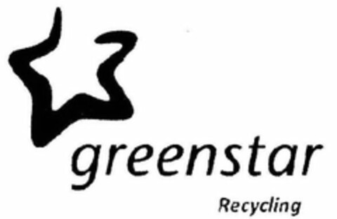 GREENSTAR RECYCLING Logo (USPTO, 06/03/2010)