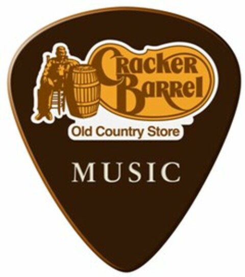 CRACKER BARREL OLD COUNTRY STORE MUSIC Logo (USPTO, 04.08.2010)