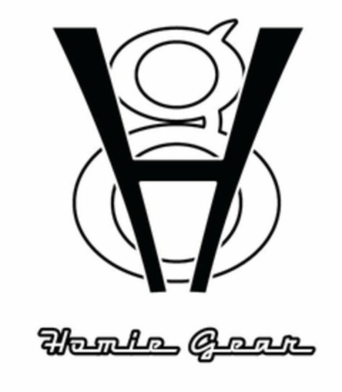 HG HOMIE GEAR Logo (USPTO, 16.08.2011)