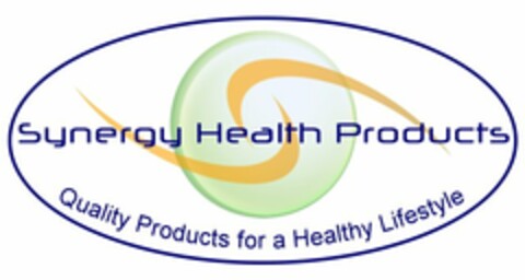 SYNERGY HEALTH PRODUCTS QUALITY PRODUCTS FOR A HEALTHY LIFESTYLE Logo (USPTO, 04/04/2012)