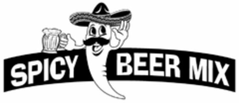 SPICY BEER MIX Logo (USPTO, 07.02.2013)