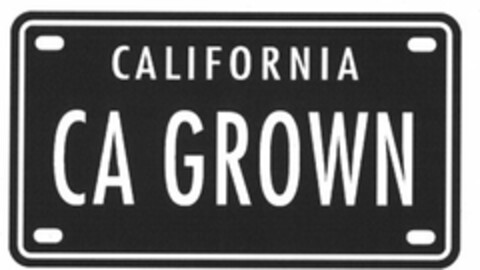 CALIFORNIA CA GROWN Logo (USPTO, 03/07/2013)