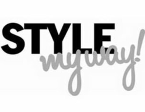 STYLE MY WAY! Logo (USPTO, 21.08.2013)