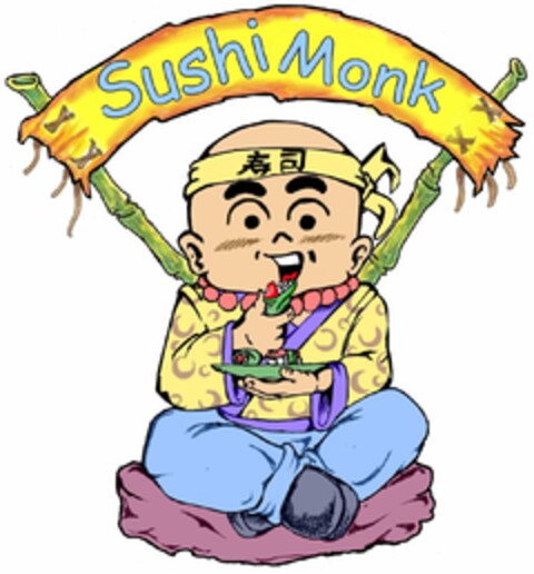 SUSHI MONK Logo (USPTO, 07.11.2013)