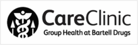 CARECLINIC GROUP HEALTH AT BARTELL DRUGS Logo (USPTO, 30.06.2014)