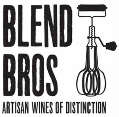 BLEND BROS ARTISAN WINES OF DISTINCTION Logo (USPTO, 03.07.2014)