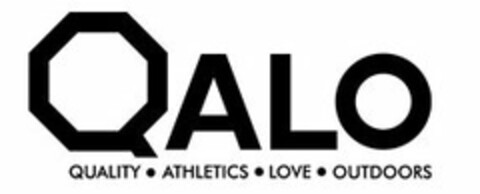 QALO QUALITY · ATHLETICS · LOVE · OUTDOORS Logo (USPTO, 31.10.2014)