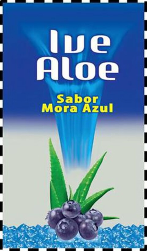 IVE ALOE SABOR MORA AZUL Logo (USPTO, 31.03.2015)