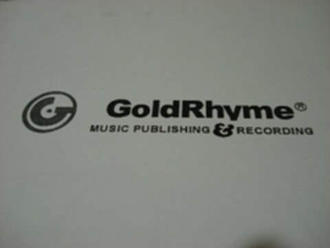 G GOLDRHYME MUSIC PUBLISHING & RECORDING Logo (USPTO, 18.12.2015)