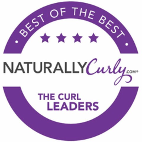 NATURALLYCURLY.COM BEST OF THE BEST THECURL LEADERS Logo (USPTO, 09/22/2016)