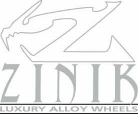 Z ZINIK LUXURY ALLOY WHEELS Logo (USPTO, 05.01.2017)