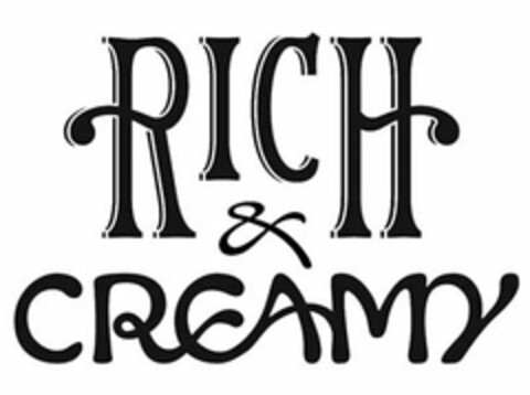 RICH & CREAMY Logo (USPTO, 24.05.2017)