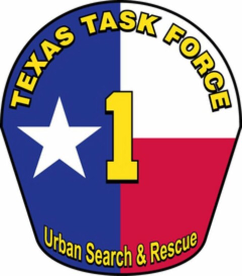 TEXAS TASK FORCE 1 URBAN SEARCH & RESCUE Logo (USPTO, 26.07.2017)
