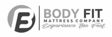 B F BODY FIT MATTRESS COMPANY EXPERIENCE THE FEEL Logo (USPTO, 27.09.2017)