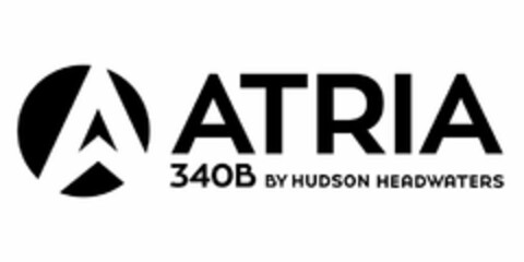 A ATRIA 340B BY HUDSON HEADWATERS Logo (USPTO, 15.01.2018)