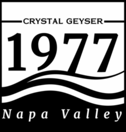 1977 CRYSTAL GEYSER NAPA VALLEY Logo (USPTO, 24.05.2018)