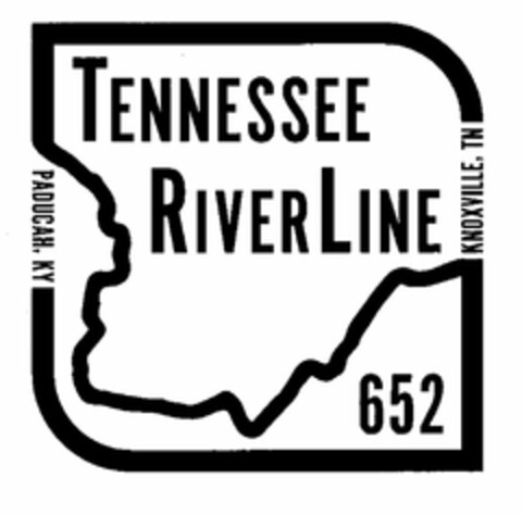 TENNESSEE RIVER LINE 652 PADUCAH, KY KNOXVILLE, TN Logo (USPTO, 11/10/2018)
