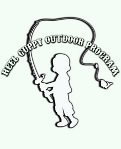 REEL GUPPY OUTDOOR PROGRAM Logo (USPTO, 02/07/2019)