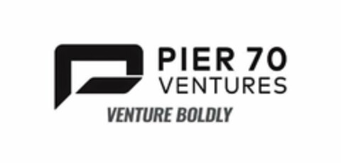 P PIER 70 VENTURES VENTURE BOLDLY Logo (USPTO, 04/08/2019)