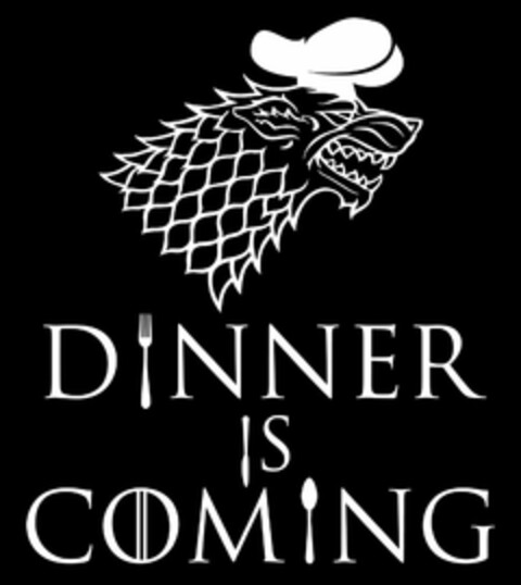 DINNER IS COMING Logo (USPTO, 13.06.2019)