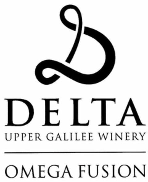 D DELTA UPPER GALILEE WINERY OMEGA FUSION Logo (USPTO, 29.07.2019)