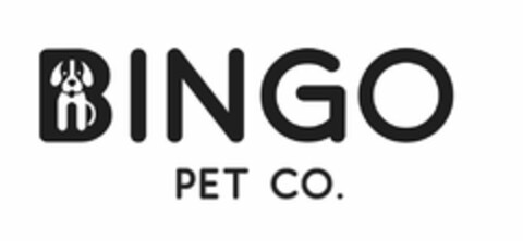 BINGO PET CO. Logo (USPTO, 27.08.2019)