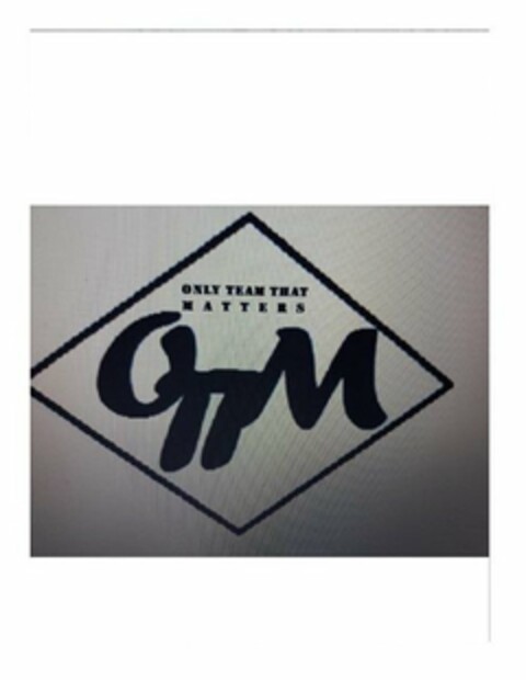 OTTM ONLY TEAM THAT MATTERS Logo (USPTO, 09/09/2019)