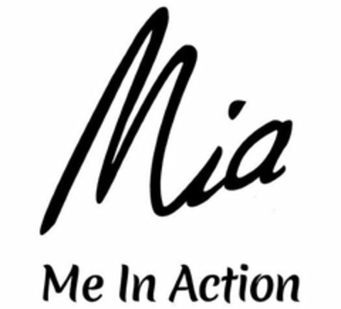 MIA ME IN ACTION Logo (USPTO, 31.10.2019)