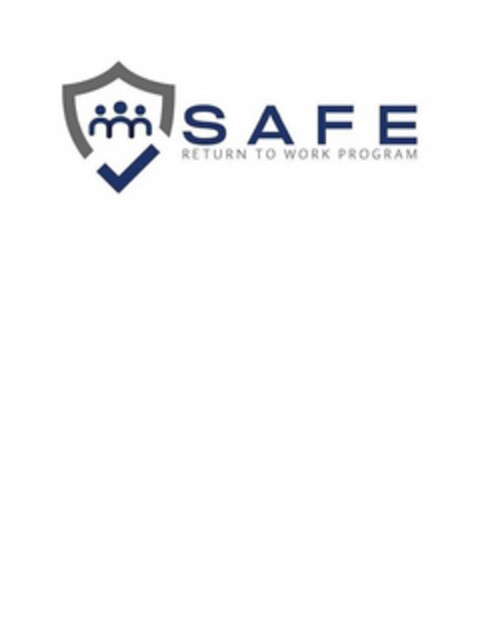 SAFE RETURN TO WORK PROGRAM Logo (USPTO, 05/22/2020)