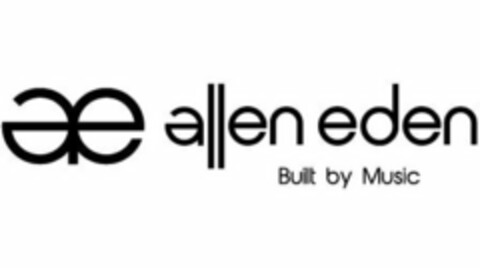 AE ALLEN EDEN BUILT BY MUSIC Logo (USPTO, 09/02/2020)