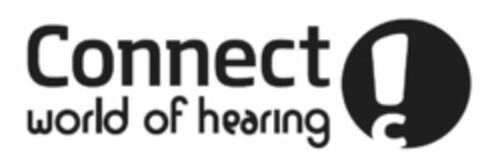 CONNECT WORLD OF HEARING ! Logo (USPTO, 21.09.2020)