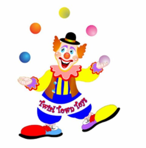 TWIRL TOWN TOYS Logo (USPTO, 05/27/2016)