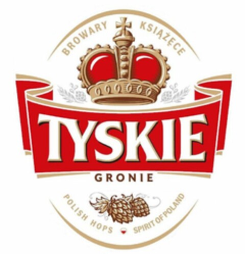 BROWARY KSIAZECE TYSKIE GRONIE POLISH HOPS SPIRIT OF POLAND Logo (USPTO, 10.05.2018)