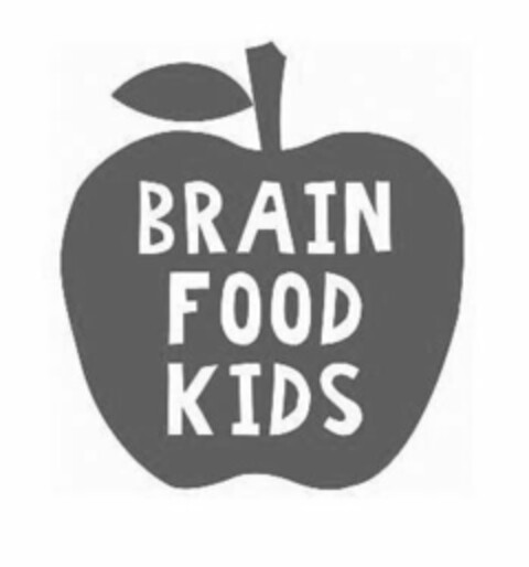 BRAIN FOOD KIDS Logo (USPTO, 09/18/2018)