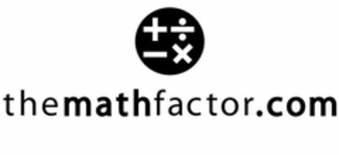THEMATHFACTOR.COM Logo (USPTO, 02.10.2009)