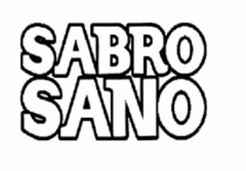 SABRO SANO Logo (USPTO, 06/08/2010)