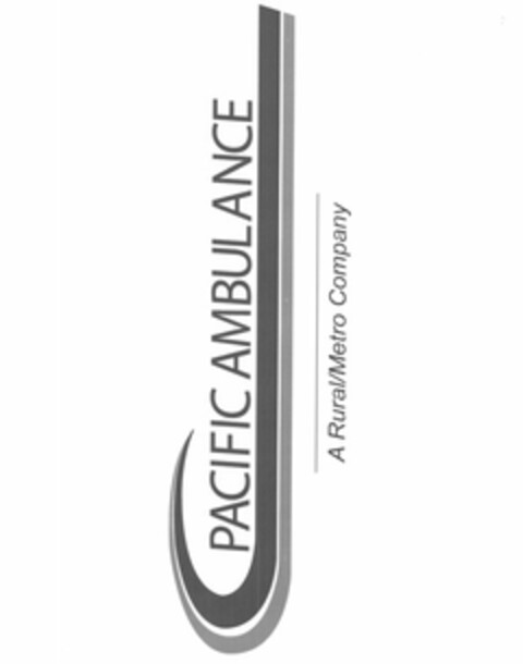 PACIFIC AMBULANCE A RURAL/METRO COMPANY Logo (USPTO, 20.12.2011)