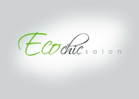ECO CHIC S A L O N Logo (USPTO, 25.01.2012)