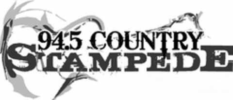 94.5 COUNTRY STAMPEDE Logo (USPTO, 09/05/2012)