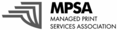 MPSA MANAGED PRINT SERVICES ASSOCIATION Logo (USPTO, 09.10.2012)