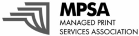 MPSA MANAGED PRINT SERVICES ASSOCIATION Logo (USPTO, 10/09/2012)