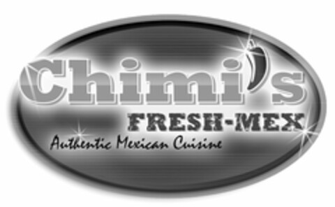 CHIMI'S FRESH-MEX AUTHENTIC MEXICAN CUISINE Logo (USPTO, 29.03.2013)